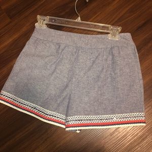 blue mudpie shorts XS